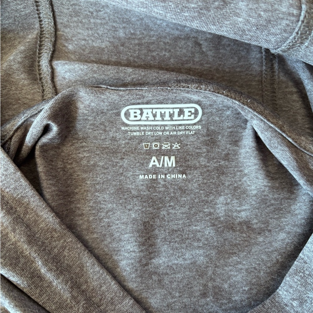 Gray Light Action Battle Hoodie | Adult M - Picture 4 of 5
